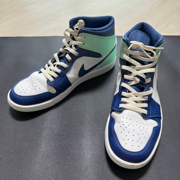 나이키 조던 1 블루 민트 290