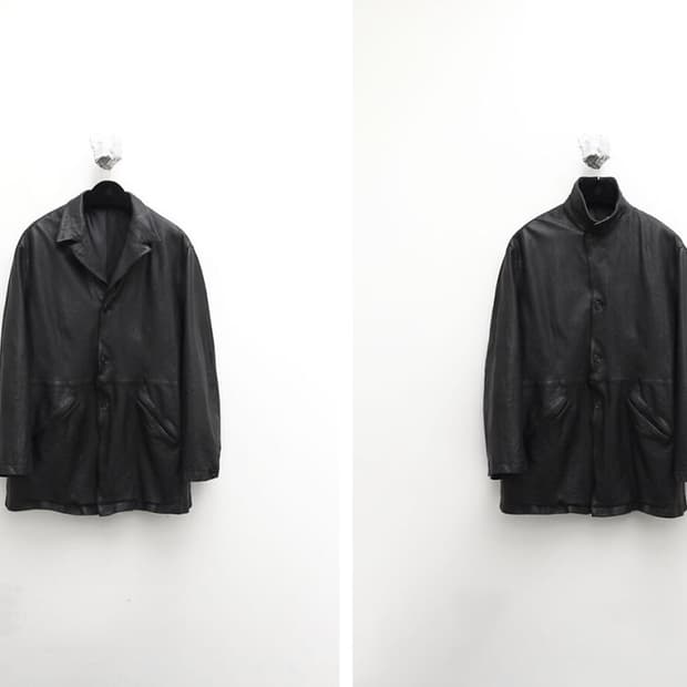 (M) 유스 youth 워시드레더 자켓