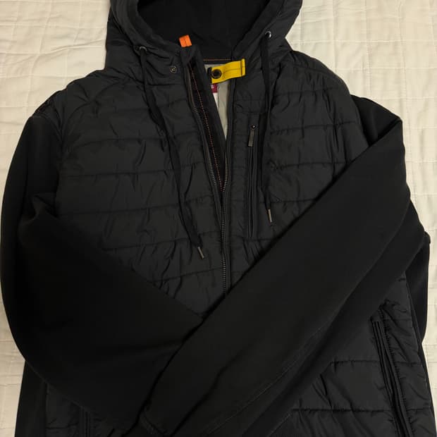 파라점퍼스 고든 하이브리드 후드자켓 블랙