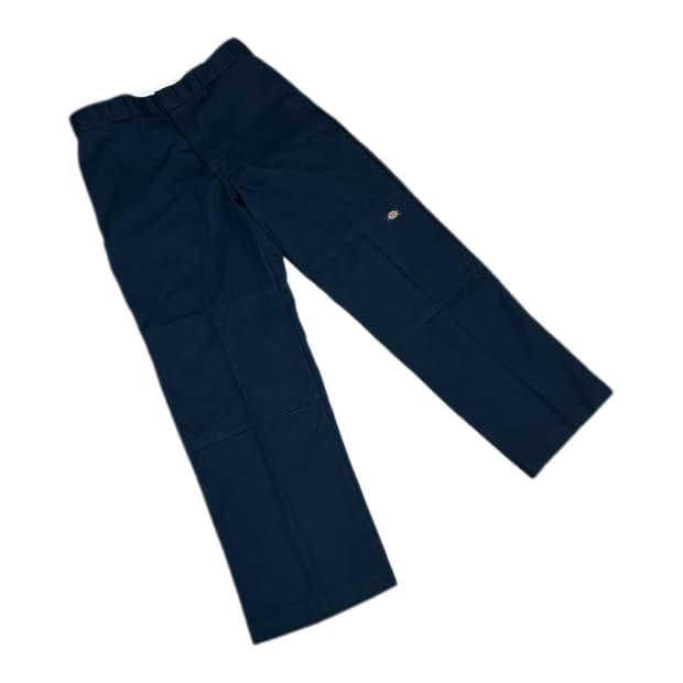 디키즈 다크네이비 루즈핏 더블니 워크팬츠