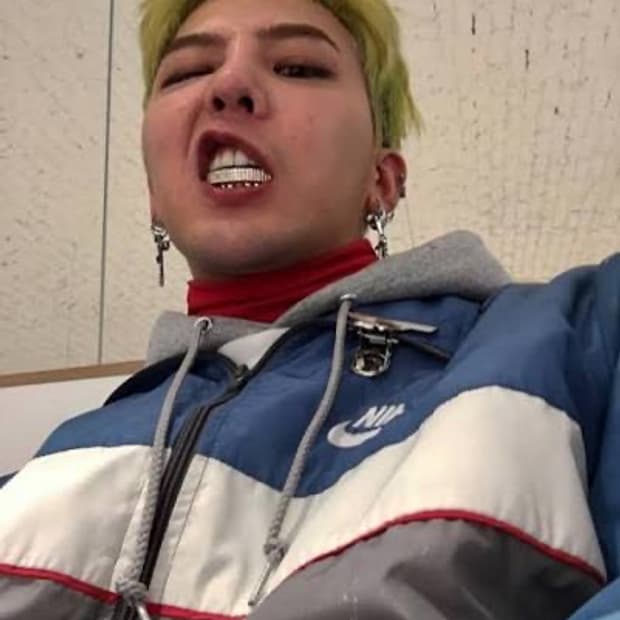 지드래곤 나이키 빈티지 바람막이
