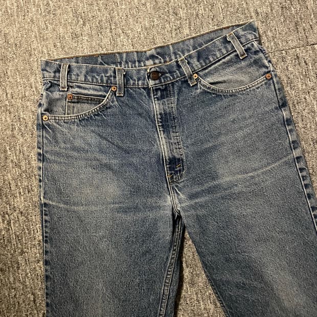 80s 리바이스 517 오렌지탭 데님 [36X34]