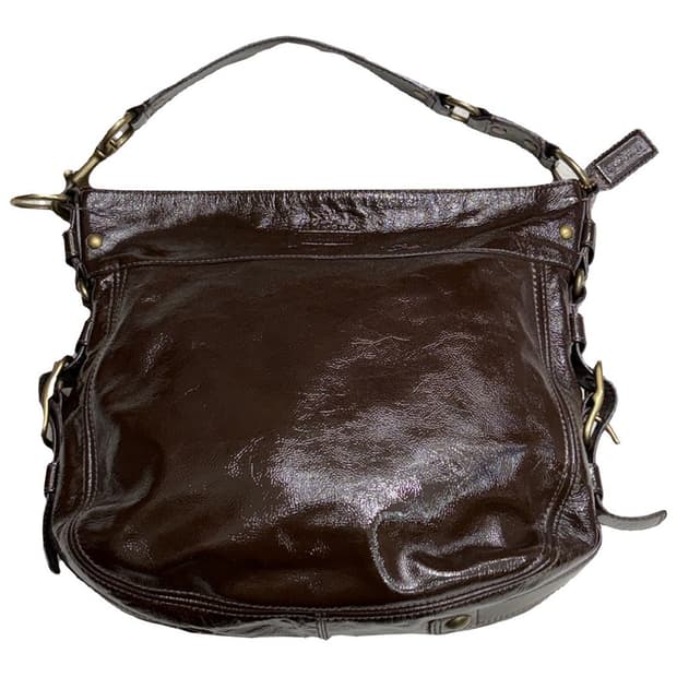 COACH 브라운레더 조 호보백