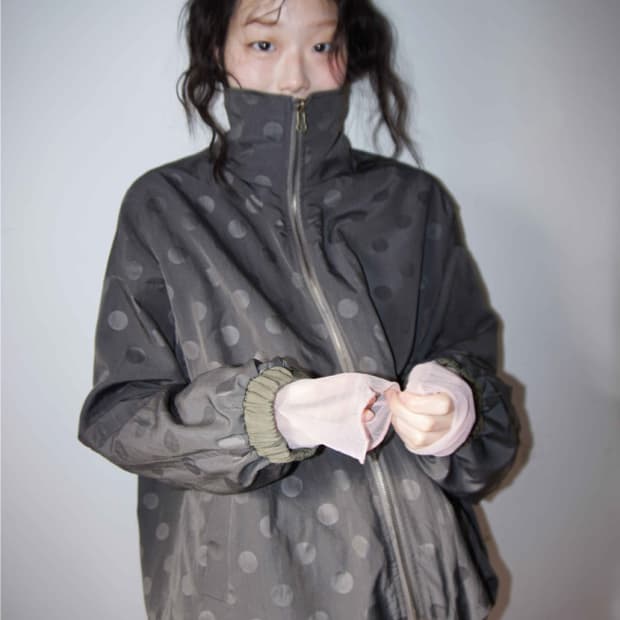 김아홉 HEY dot 헤이 도트 리버시블 야상 khaki 카키