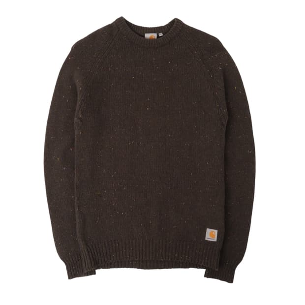 칼하트 카키 앵글리스틱 니트