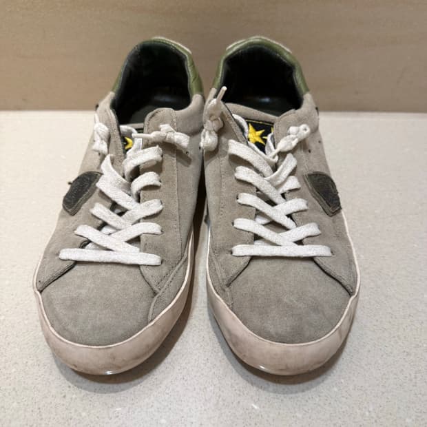 필립모델 스웨이드 명품 스니커즈 37 운동화 240 여성단화