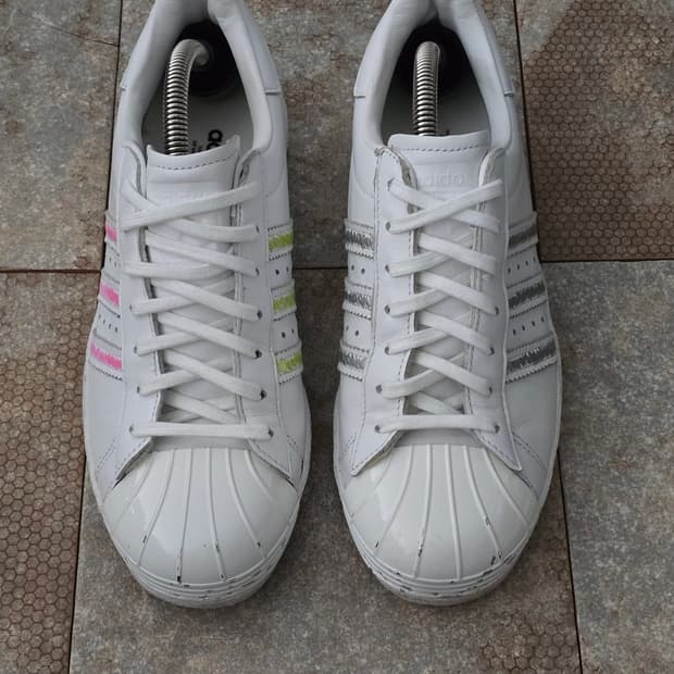 (240)아디다스 슈퍼스타 80s 메탈토 커스텀