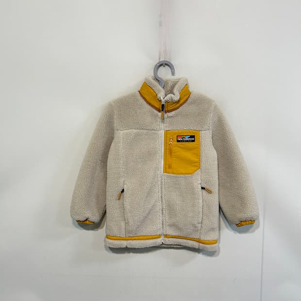 뉴발란스 키즈 뽀글이 후리스 집업 130