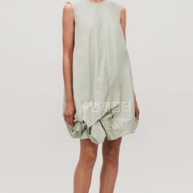 Cos 게더드 햄 볼륨 드레스 원피스 치마