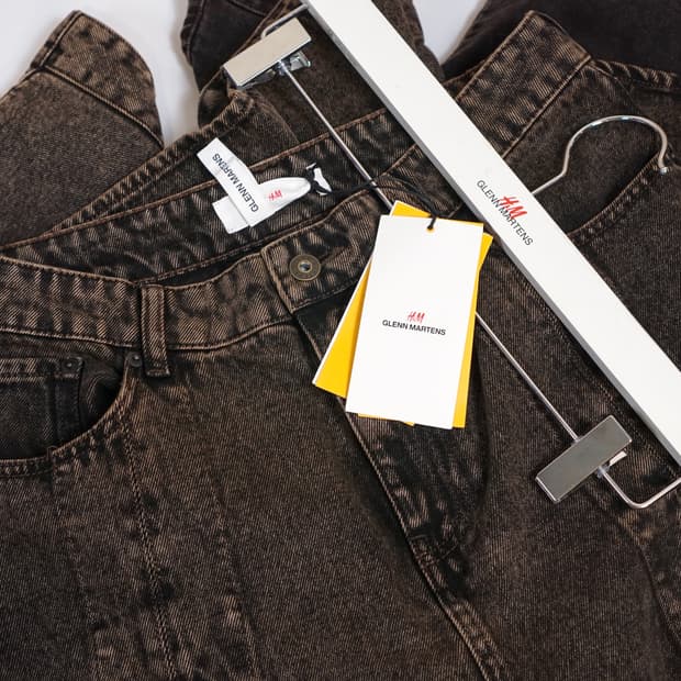 글렌 마틴스 X HM 플레어 데님 스커트