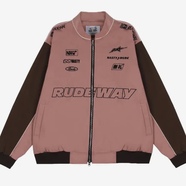 네스티킥 요보 레이싱 자켓 인디핑크