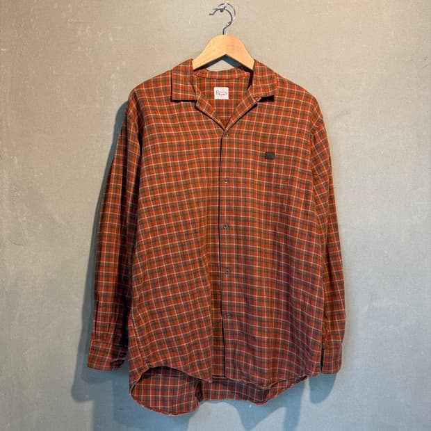파파스 체크셔츠 M(XL)