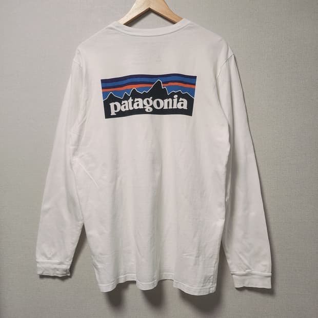 [L] 파타고니아 흰색 긴팔 티셔츠