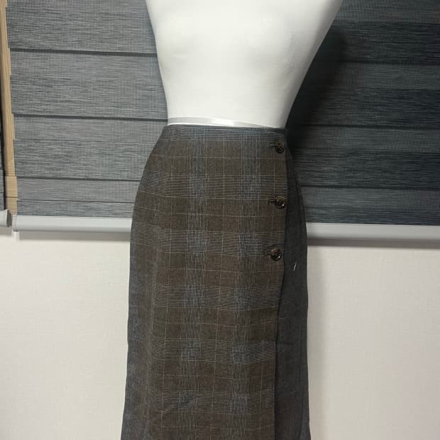 빈티지체크치마