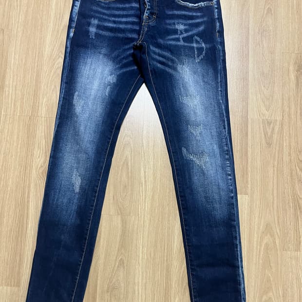 디스퀘어드2 데님 청바지 워싱진