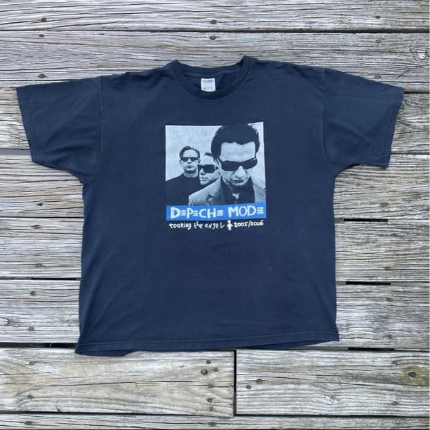 Depeche mode 2005 빈티지 티셔츠