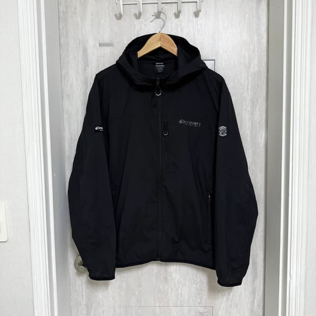 남성 105 / 디스커버리 경량 바람막이 블랙