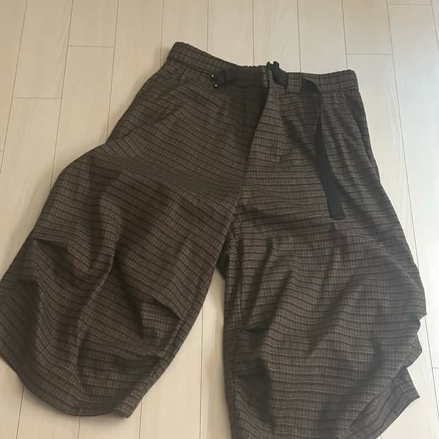 르아브 브리즈 체크 버뮤다 팬츠