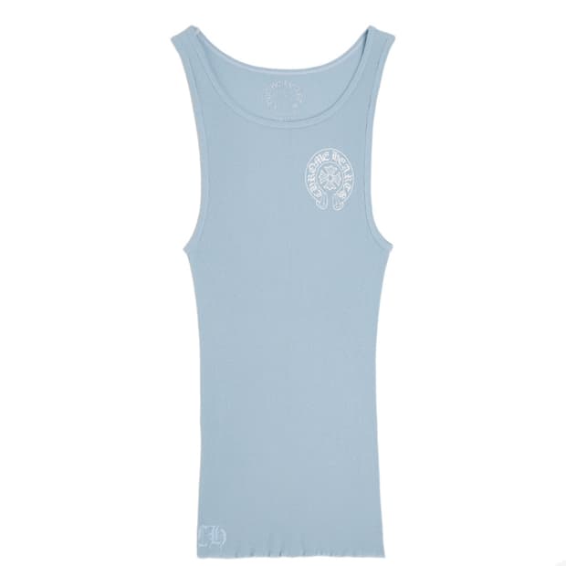 크롬하츠/ 홀스슈 립 탱크탑 베이비 블루/ M