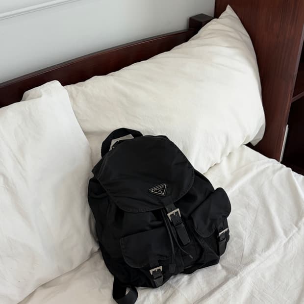 [PRADA] 테수토 나일론 백팩 블랙