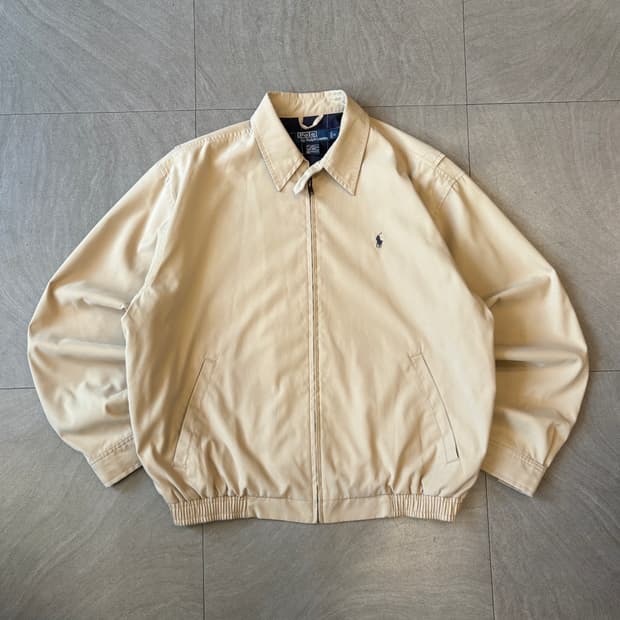 폴로 정품 베이지 바이스윙 자켓