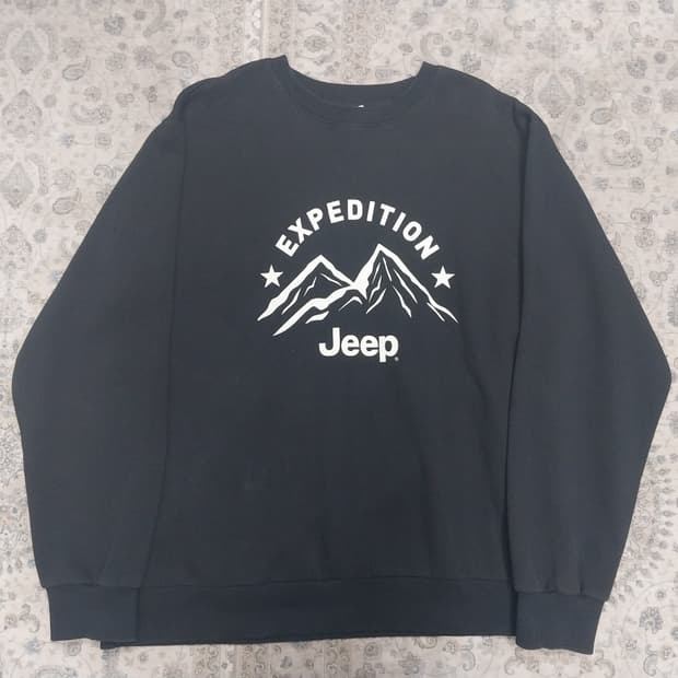 Jeep 익스페디션 맨투맨 블랙 XL