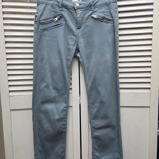 자딕앤볼테르 블루 코튼 팬츠