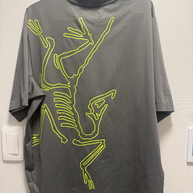 아크테릭스 코막 아크버드 로고 티셔츠 포리지 헤더 / L