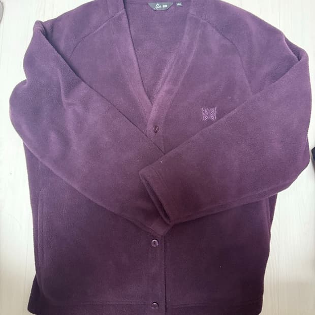 [판매] (L) 유니클로 니들스 가디건 퍼플