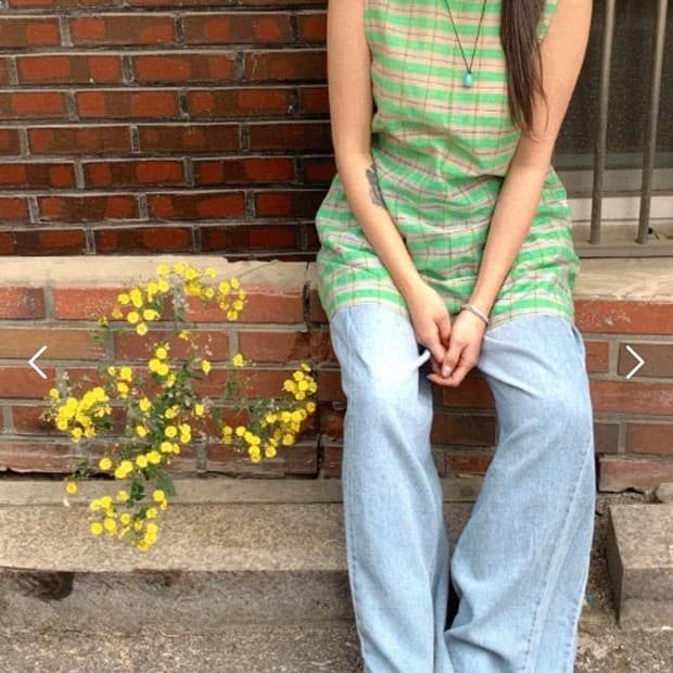 온고 ongo 트리오 시스루 레이어드 원피스