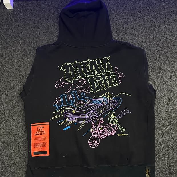 (XL)스티그마 드림 오버사이즈 후드티 블랙 팝니다