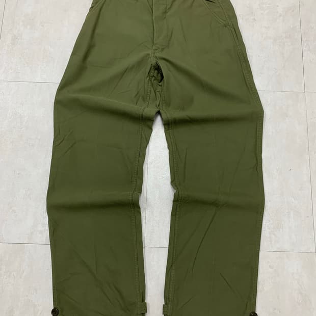 CAB clothing 카키 코튼 팬츠 #192