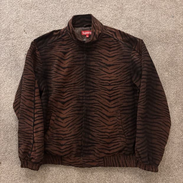 슈프림 타이거 스트라이프 트랙 자켓