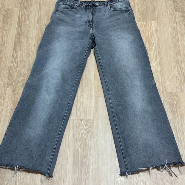 꾸레쥬 courreges 컷팅 흑청 진 40 사이즈