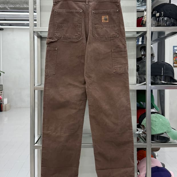 칼하트 00s OG 더블니 카펜터 워크 팬츠 브라운