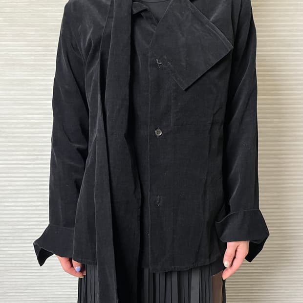 요지야마모토 코듀로이 머플러 자켓 yohji yamamoto Y’s