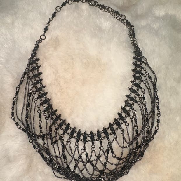 오리엔탈 고스펑크 레이어드 목걸이