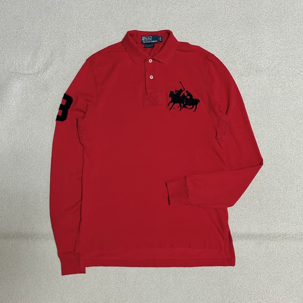 폴로 랄프 로렌 빅포니 긴팔 티셔츠