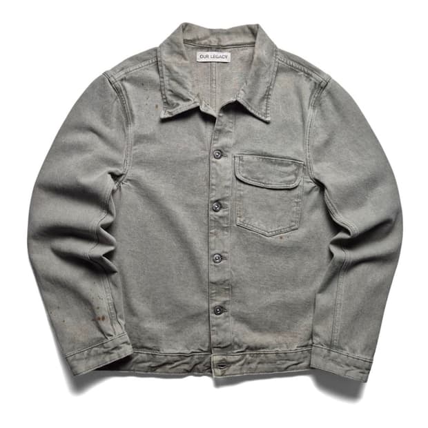 🔥 아워레가시 리버쓰 자켓 애틱 워시 데님