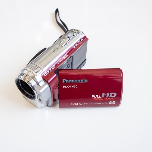 Panasonic HDC-TM30-R / 빈티지 디지털 캠코더