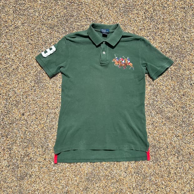 폴로 (POLO RalphLauren) 90S 그린 빅포니 반팔티