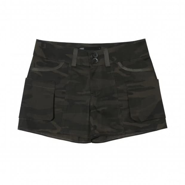보헤미안서울 보헴서 CAMOUFLAGE POCKET SHORTS