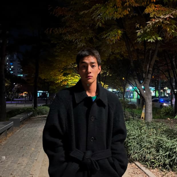아모멘토 알파카 래글런 코트 (홍태준 코트)