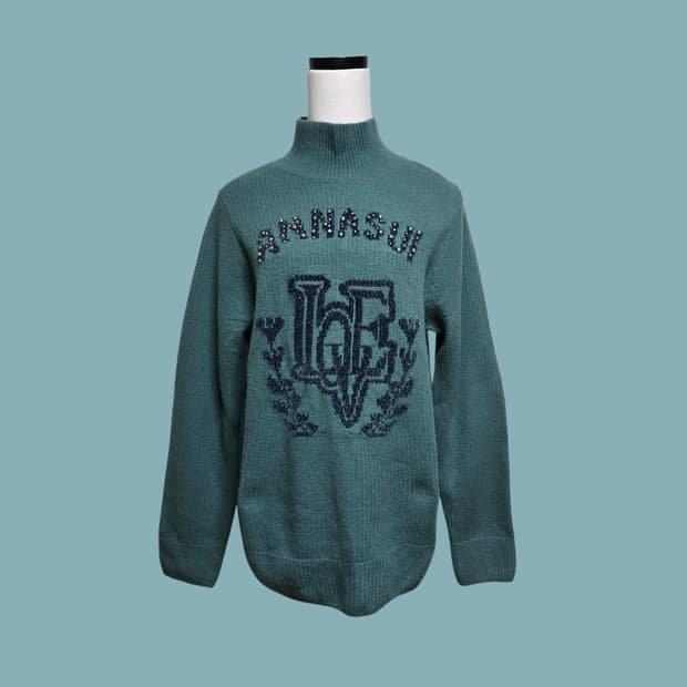 안나수이 큐빅 캐시미어 니트 / 여성니트