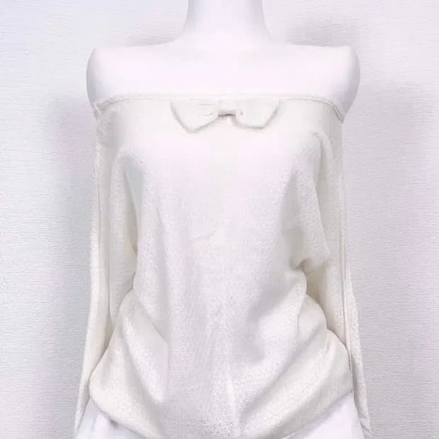 빈티지 리본 롱슬리브