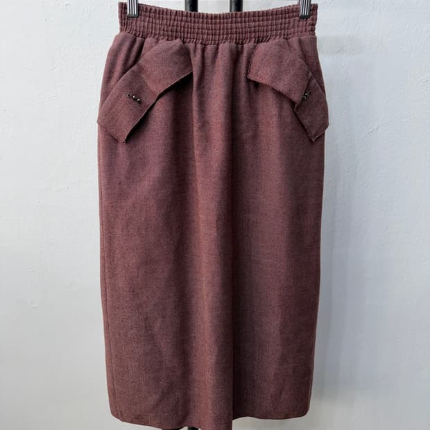 정품) 랑방 한섬 밴딩 롱 스커트 64