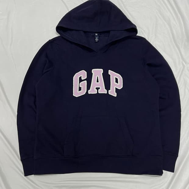 GAP 후드 티 네이비/핑크