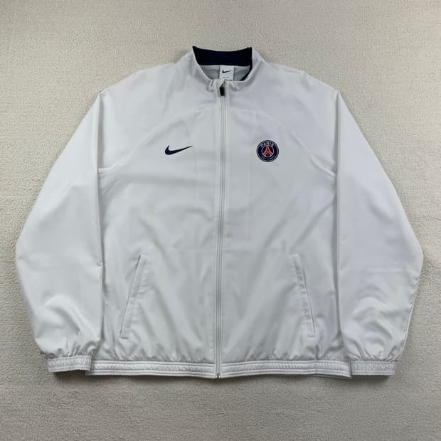 나이키 드라이핏 PSG 화이트 바람막이 