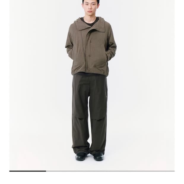 산산기어 버튼 플리스 브라운 사이즈2