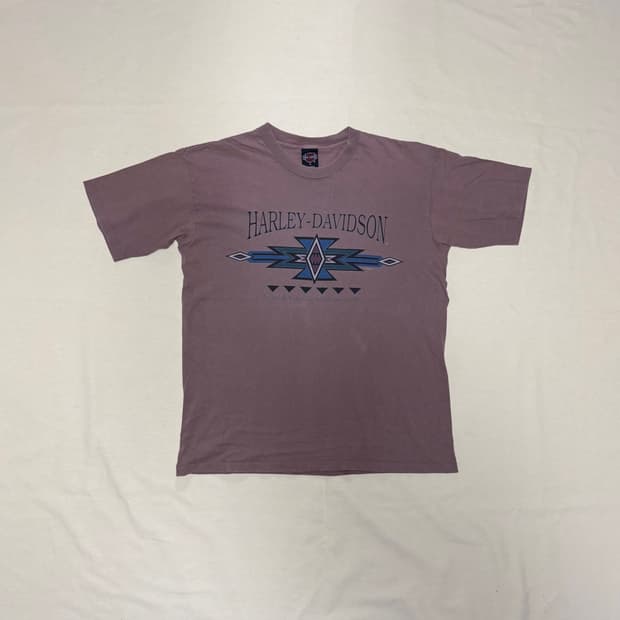  할리 데이비슨 사우스웨스트 그래픽 티셔츠 90s